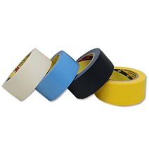 3M 마스킹테이프 종이테이프 보호테이프 내열 마감재, 마스킹_노랑_(No301y)_15mm×1개