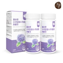 올바른 수국잎 열수 추출물 퍼플컷, 60정, 2개