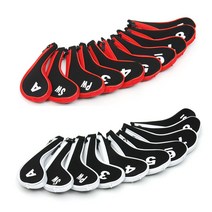 골프 아이언커버 골프 헤드커버, 화이트