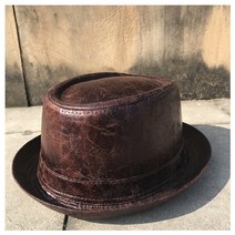 신사모자 페도라 헌팅캡 중절모 고급형 클래식남성 플랫 포크 파이 모자 모자 신사 아빠