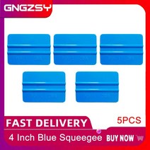 차량 썬팅도구 썬팅시공 5pcs 전문 3m 블루 소프트 스퀴지 창 보호 비닐 필름 틴팅, 없음