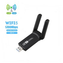 무선랜카드 와이파이수신기 wifi어댑터 usb kebidu 듀얼 밴드 2.4ghz 5ghz 1800mbps 6 802.11ac 네트워크 카드 3.0 안테나 동글 노트북 데스크탑, 1200mbps