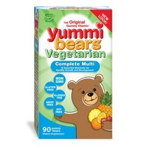 히어로뉴트리셔널프로덕츠 야미 베어 베지테리언 컴플리트 멀티 비타민 구미, 90개입, 1개