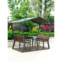 원두막 조립식 정자 야외정자 펜션 가제보 평상 쉼터, D