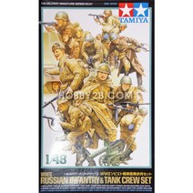 밀리터리인형 1/48 Russian Infantry Tank Crew Set