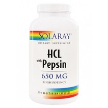솔라레이 HCL 위드 펩신 250정