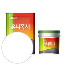 KCC유니폭시코팅 백색 16KG-시공면적 20평 / 바닥 에폭시 상도 페인트, 1개