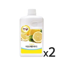 아임요 레몬에이드 베이스 1.8kg 2개, 1.5L