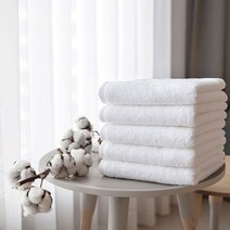 이니셜자수 기숙사 수건 기숙사준비물 소량자수 주문제작 40수코마사 호텔수건 타올 170g 10장, 무지 흰색