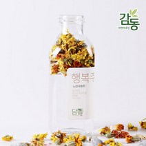 [감동] 전남 담양 담금주 키트 선물세트, 1set, 노란국화주 500ml 행복주