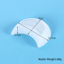 실리콘 석고 금형 저장 트레이 에폭시 수지 DIY 수제 코스터 콘크리트 시멘트 홈 인테리어 만들기, 직사각형