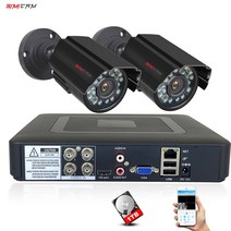 무선홈캠 강아지홈캠 PTZ카메라 IP카메라 홈캠 펫캠 1080P 보안 시스템 CCTV 레코더 4CH DVR 2PS AHD 아날로그 야외 야간 투시경 원격 액세스 홈 비디오 감시 세, 3.1t  1080P AHD Camera Kit