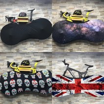 자전거커버 실내 보관 자전거 휠커버 바퀴커버 덮개 방진 방수, 지그재그