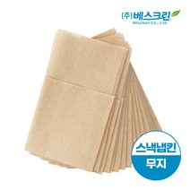 스낵냅킨 갈색 무지 [5 000매/박스], 5000매입