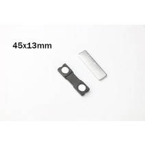 10개 접착제 자석 이름태그 ID배치 홀더 카드 태그 이름 자석 버클, black 2 magnets2