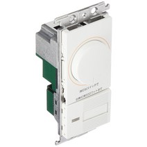 파나소닉(Panasonic) 코스모 시리즈 와이드 21 매립 조광 스위치 C 단절・3로 양용 로터리식 화이트 WTC57525WK