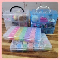 비즈보관함 태클박스 칸칸 개별 케이스 소품정리함 투명, 상품선택