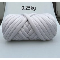 목도리 뜨개실 가방 뜨개질 두꺼운 슈퍼 벌크 청키 원사 손 크로셰 부드러운 큰 면 DIY 팔 로빙 담요용 스피닝 1kg 234301, 0.25kg 그레이
