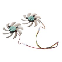 2Pcs 95MM T129215SM 기가 바이트 7850 Radon R9 270 GTX 670 650 660Ti 550 그래픽 카드 냉각 팬용 3 핀 쿨러 팬, 단일옵션선택