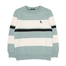 헤지스키즈] 22FW 스트라이프 맨투맨 (HSW12TM07M_MT) 남아 아동 초등 겨울 데일리 스쿨룩 선물