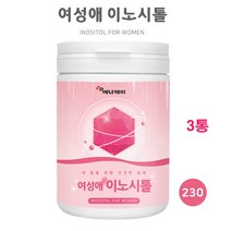 마이오 이노시톨 미오이노시톨 분말 엽산 아가페이눌린 곡식효소분말 유산균 여성, 3통