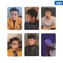 Kpop Exo 백현 솔로 6 번째 앨범 집착 Lomo 카드 패션 자체 제작 종이 포토 개/대, 03