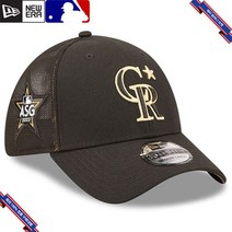 [미국정품] 876196 스냅백 캡모자 MLB [콜로라도 로키스] 뉴에라 2022 MLB All-Star Game 39THIRTY Flex Hat - Black -