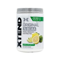 Xtend BCAA 레몬 라임 스퀴즈맛 30 서빙 글루타민 함유, 1개, 기본
