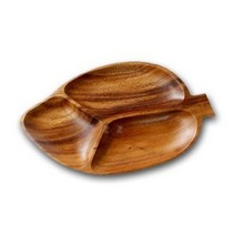 싸고예쁜그릇 나눔 접시 3절 나뭇잎 앞접시 안주접시 소스볼 그릇 SP+4786EA