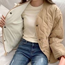 [히니부티크] 신상! 주문폭주 퀄리티보장 겨울 대박아이템! 양털안감 여성 누빔자켓 점퍼 후리스 안감 깔깔이 뽀글이 점퍼 잠바 겨울 퀄팅 패딩 노카라 사무실 집업