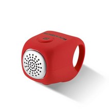 ROCKBROS-전기 사이클링 벨 110 dB 경적 방수 MTB 자전거 핸들 바 실리카 젤 쉘 링 액세서리, 1개, red, 단일