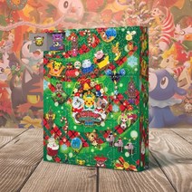 [SHAOMI]포켓몬호환 크리스마스 홀리데이 어드벤트 캘린더 24pcs 크리스마스 선물, 단품
