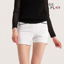 홀릭앤플레이 홀릭앤플레이 여성 스판 숏 골프반바지-HB2WPT007WH