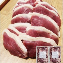 누리맘 오리슬라이스 오리로스 500g+500g 총1kg 당일생산/발송 생오리, 오리슬라이스 500g+500g