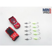 [민프로샵] (아징 지그헤드) 1g 1.5g 2g 2.5g 3g 3.5g 4g 5g(1set 5ea) 볼락 아징, 야광 지그헤드, 5.0g