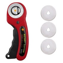 수동절단기 수동 가스 절단기 산소 금속 45mm 퀼트 호브 커팅 휠 천 나이프 수동 라운드 머신, 02 빨간