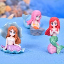 인어공주 4종 테라리움 수족관 DIY 만들기 재료 미니어처, 2.핑크