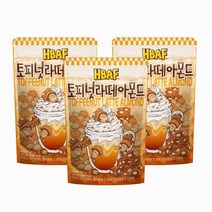 HBAF 바프 길림양행 토피넛라떼 아몬드 120g x 3개