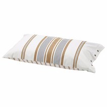 이케아 라프두뇌르트 베개커버 스트라이프 화이트브라운 50x80cm 면80%