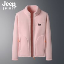 JEEP 지프 플리스 남성 봄가을겨울 캐주얼 루즈한 아웃도어 스포츠 맨투맨 벨벳 재킷 남성 코트