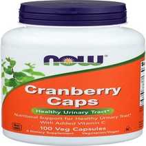나우푸드 크랜베리 캡슐 베지캡슐 100개입 Now Foods Cranberry Caps, 100정, 2개