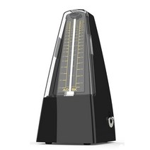 AODSK 기계식 메트로놈 블랙 범용 피아노 기타 바이올린 드럼 및 악기 표준 526090, Black