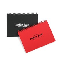 아트앤디자인 양장트윈링 크로키북 105g, A6