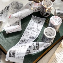 빈티지 다꾸 타임컬렉션 브론징 마스킹테이프, B