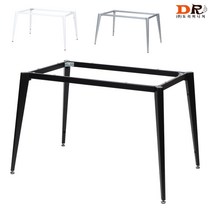 주식회사도리퍼니처 도리퍼니처 이오스 1200 프레임 / 철제 식탁 4인 고급 테이블 상판 화이트 그레이 블랙