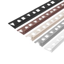 (재단가능) PVC L자 재료분리대 3사이즈(8 10 12mm) 2.4M 5Color _철물 모서리마감 코너비드 코너몰딩 타일몰딩 L자몰딩 PVC몰딩 알루미늄몰딩 꼼꼼이 바닥마감, 그레이, 10mm