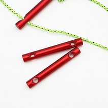 알루미늄 막대 스토퍼 캠핑용품 텐트용품 스트링 타프 밧줄고정