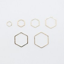 동대문153[DM-0092]동대문 도매 악세사리 재료 부자재 육각형 펜던트