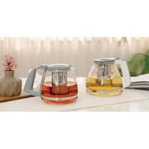 차망 티포트 열탕용 유리 차포트 750ml 내열티팟 아기보리차주전자 티포트추천 티주전자 녹차티포트 티보트