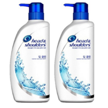테스트 헤드앤숄더 딥 클린 샴푸, 500ml, 2개